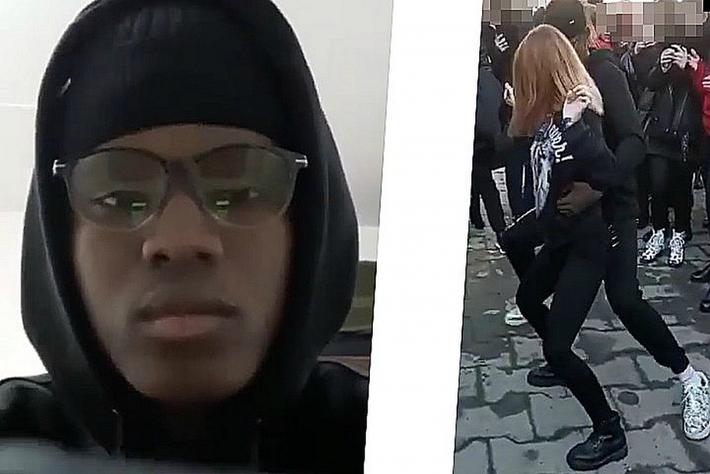 Девойка се кълчи в откровен танц с чернокож, кавказци я накараха да се извини публично пред целия народ ВИДЕО