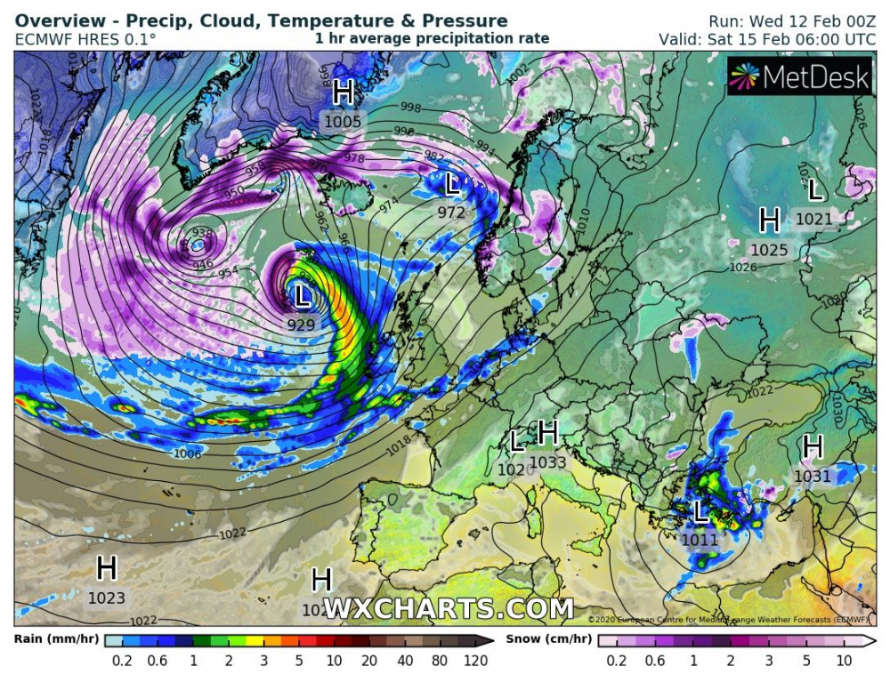 "Meteo Balkans" алармира: Става страшно, нахлува циклон-чудовище КАРТИ