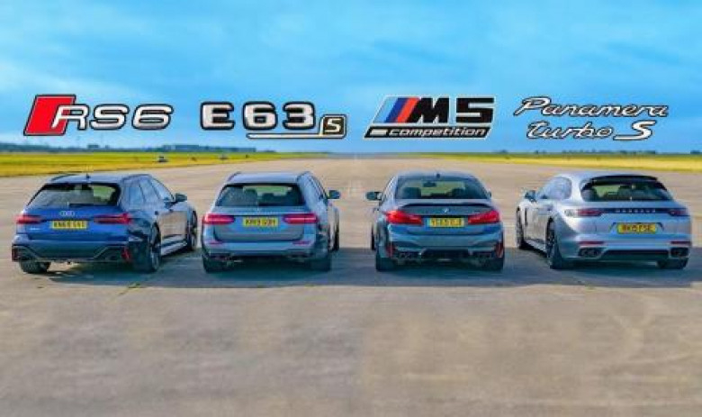 Страшен драг: Най-наточените комбита в света срещу BMW M5 ВИДЕО