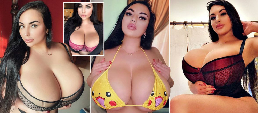 Рускиня с огромен естествен бюст изуми западните таблоиди СНИМКИ 18+