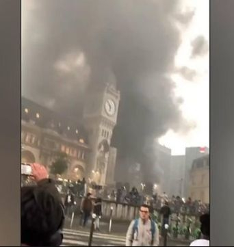 Конгоанци направиха погром на знакова парижка гара ВИДЕО