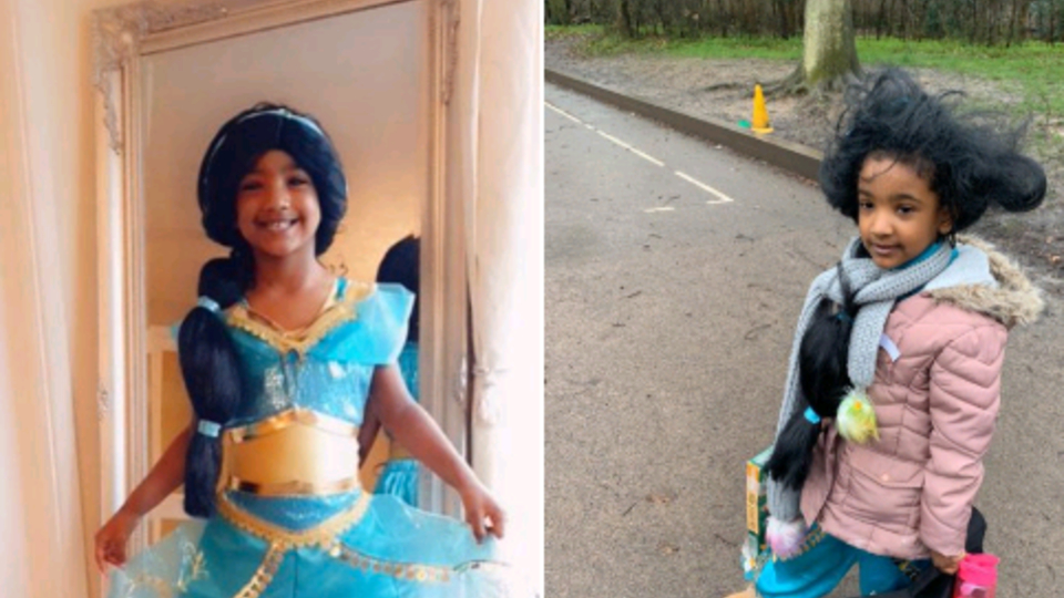Шок! Дете се облече като Ясмин, но след училище се превърна в "зомби" СНИМКА