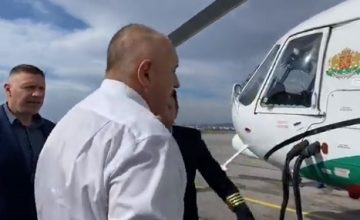 Борисов спешно отлетя с хеликоптер към южната ни граница ВИДЕО