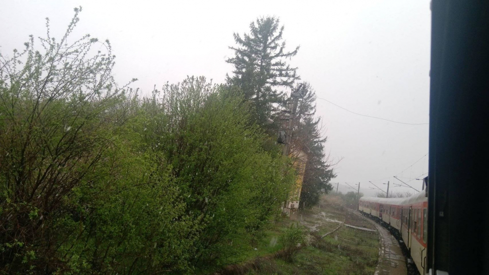 Лошото време вече скова България! Сняг заваля край... СНИМКИ