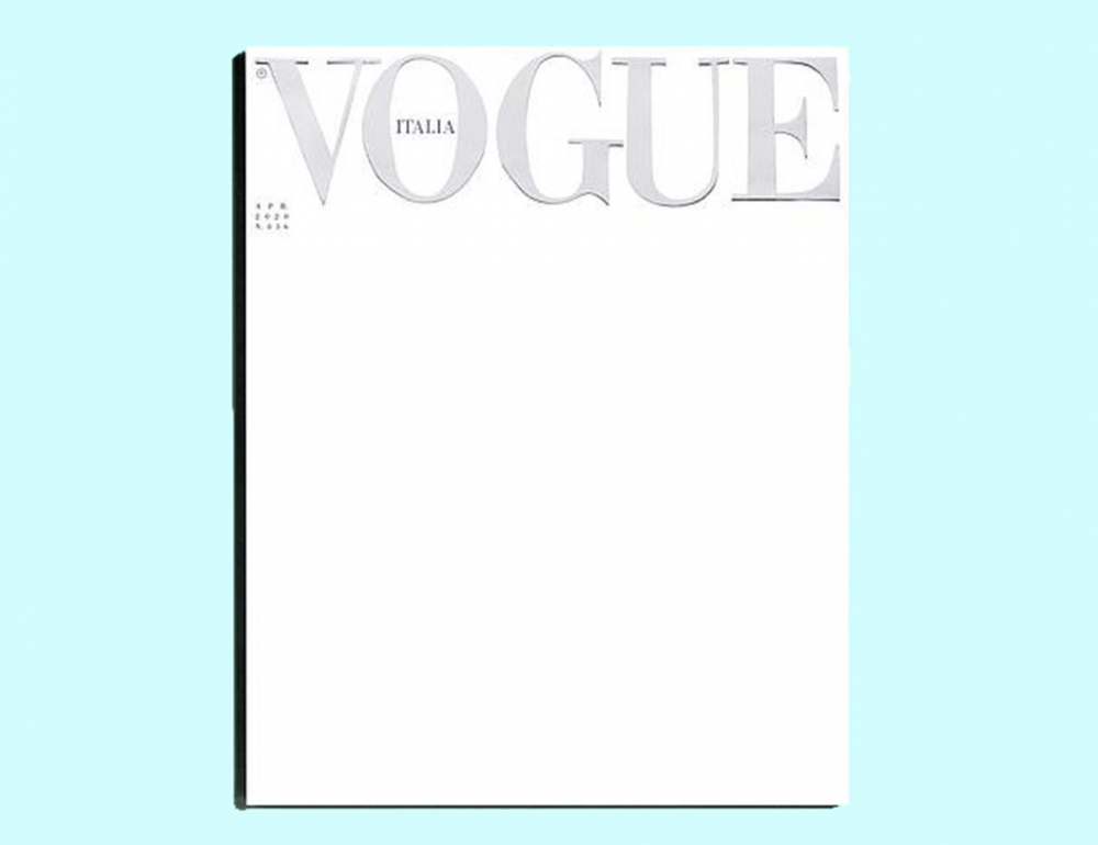 За първи път в историята: Vogue излезе с празна корица