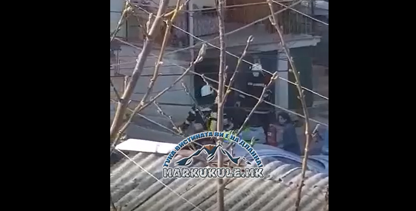 Македонец се самозапали в гаража си ВИДЕО