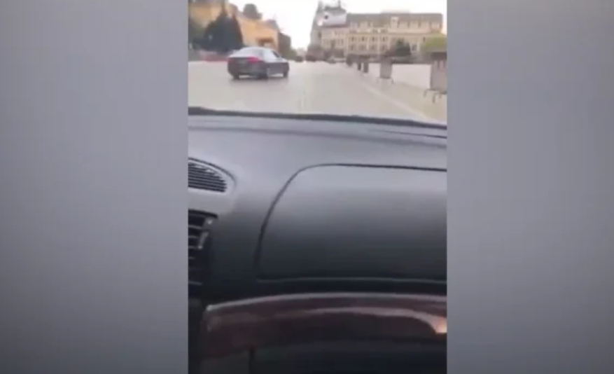Наглеци с БМВ дрифтят с бясна скорост по жълтите павета в София ВИДЕО 