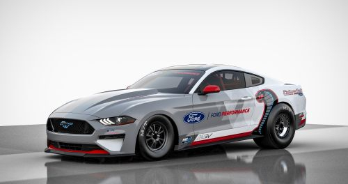 Ford Performance представя изцяло електрическия Mustang Cobra Jet 1400, първият фабричен и напълно електрически прототип на драгстер