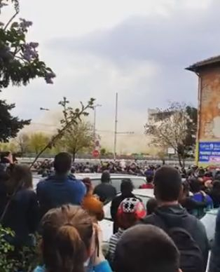 Дистанция ли? ВИДЕО показва какво се случи при взривяването на ИПК „Родина” 