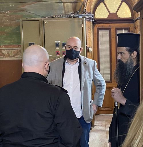  Гешев разговаря с Видинския митрополит Даниил СНИМКИ