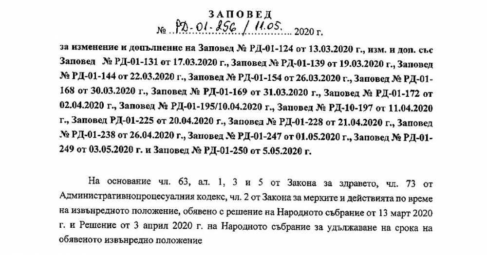 Ананиев издаде нова заповед, разрешава посещенията на... ДОКУМЕНТ
