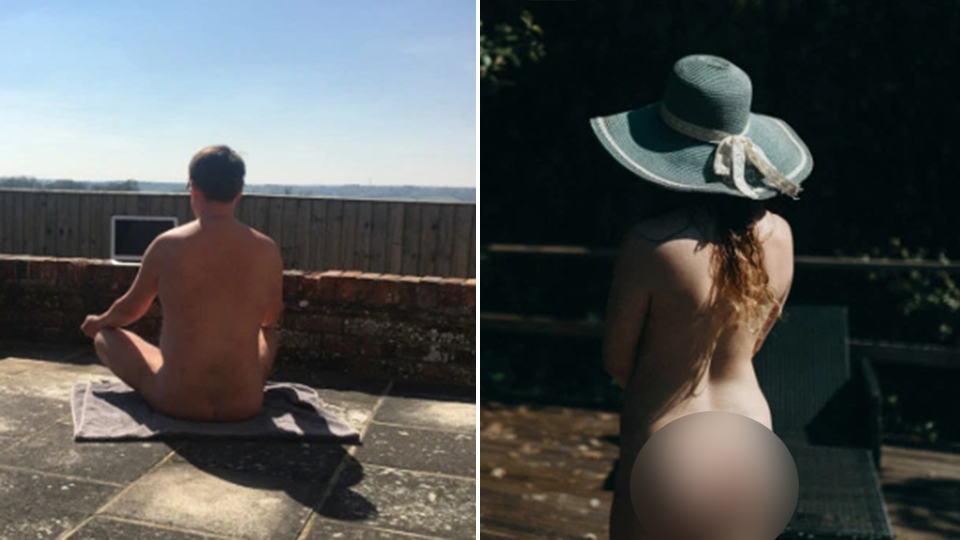 Чисто голи хора пазят строга карантина СНИМКИ 18+