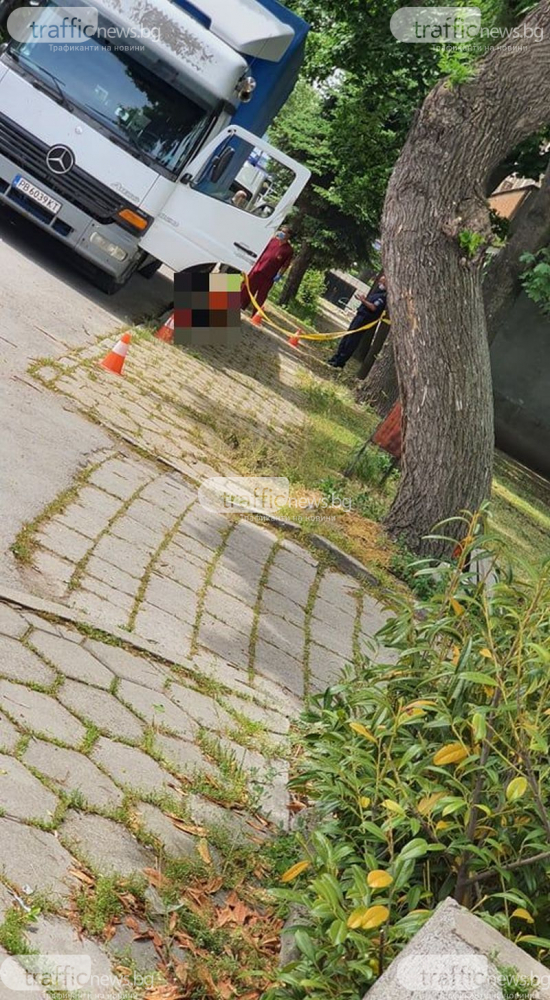 Голяма трагедия! Мъж слезе от камион и издъхна в Пловдив СНИМКИ
