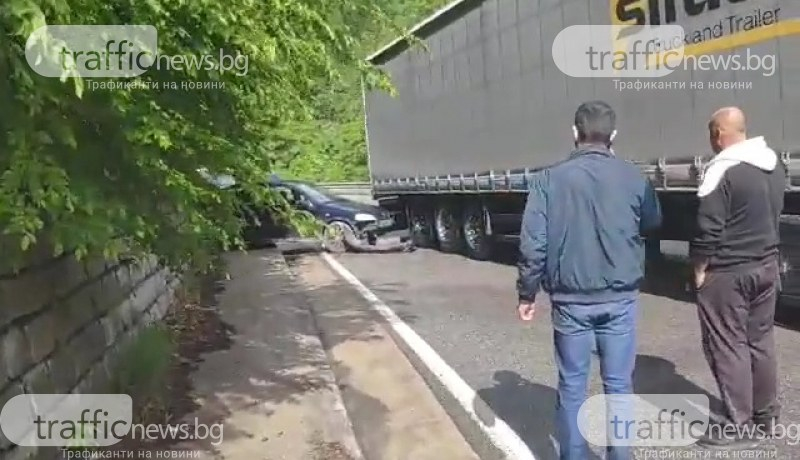 Зверска катастрофа с ТИР край Бачково ВИДЕО 