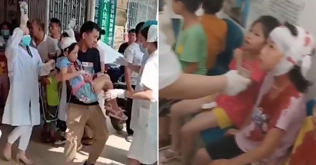 Нападател с нож нахлу в основно училище и започна да коли наред ВИДЕО