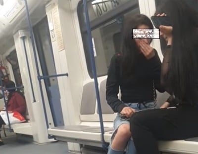 Само в БЛИЦ! Малки пикли се нашмъркаха с "бело" в софийското метро ВИДЕО 18+
