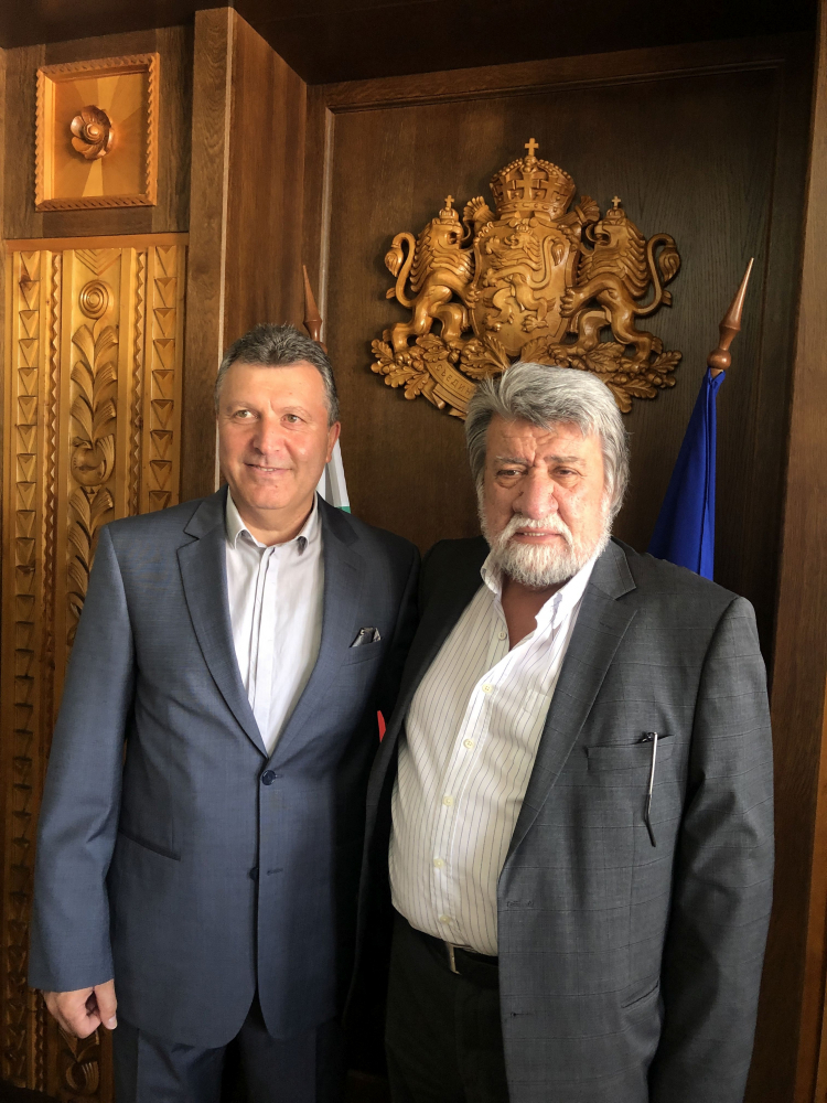 Вежди Рашидов се срещна с кмета на Банско Иван Кадев