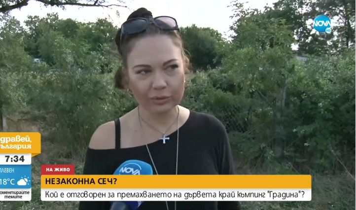 Страховит екшън с наша известна певица на къмпинг "Градина: Удари ме, извади брадва и... ВИДЕО