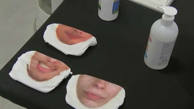 Белгиец изби рибата с маските, които произвежда ВИДЕО