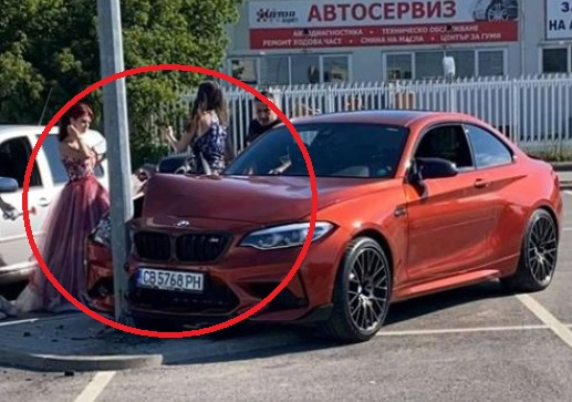 Само в БЛИЦ! Абитуриенти катастрофираха лошо на бала си, но на най-подходящото място СНИМКА