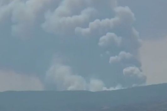 Невиждана огнена стихия затвори Дарданелите ВИДЕО