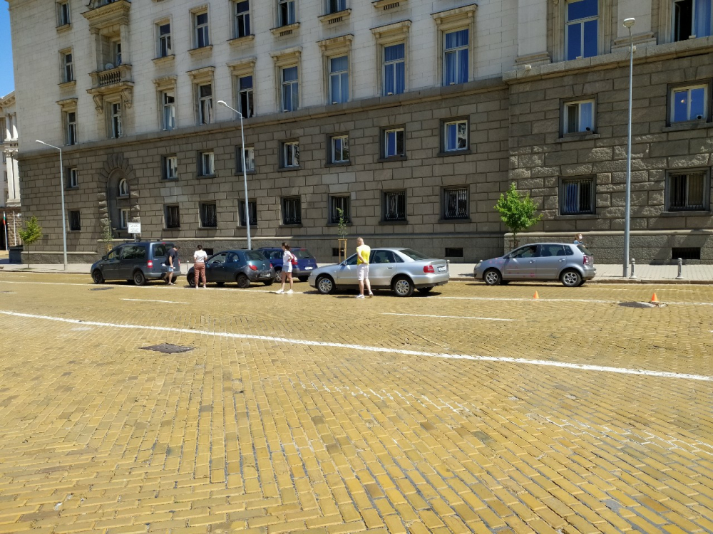 Първо в БЛИЦ! Меле пред президентството СНИМКИ