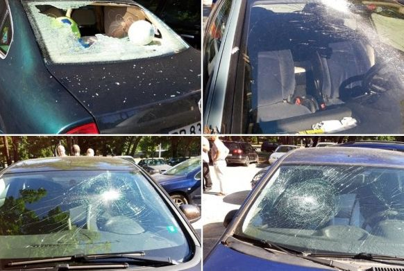 Такава вандалска проява не бяха виждали от много време в Пловдив СНИМКИ