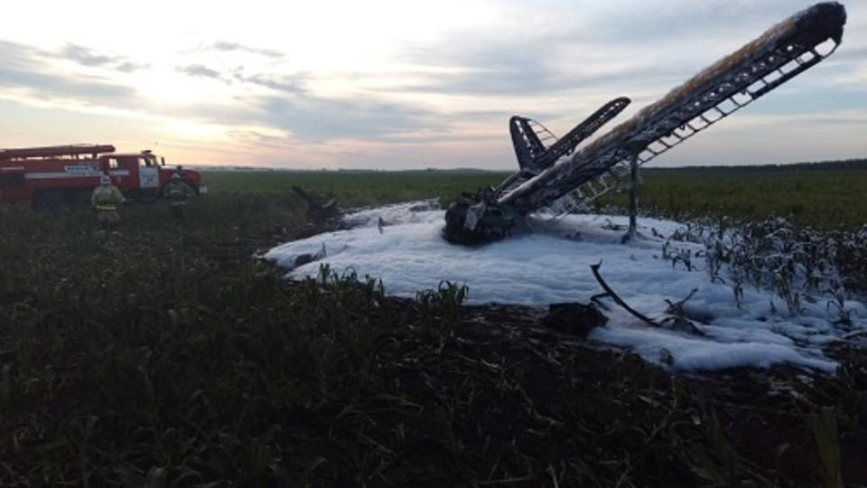Самолет Ан-2 се разби в Русия СНИМКА