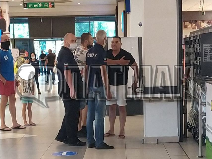 Бесен екшън в мол с бургаска батка с дебела пачка в ръка ВИДЕО 