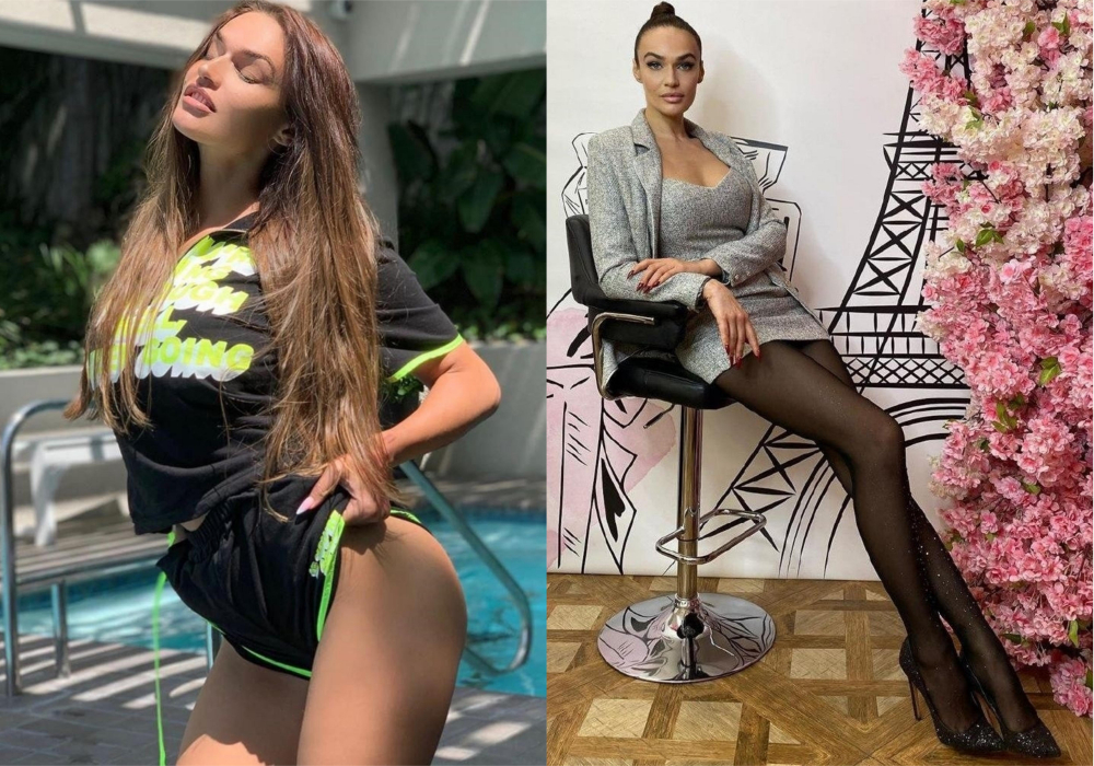 Секси моделка се пусна без сутиен и с прозрачна дреха СНИМКИ 18+