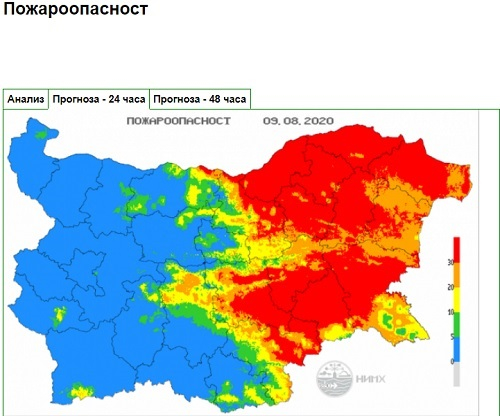 Нова опасност надвисва над части от България в неделя КАРТА