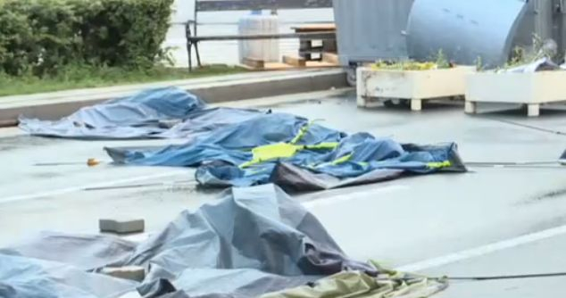 Бурята отвя палатките на протестиращите в София след екшъни с пияници СНИМКИ