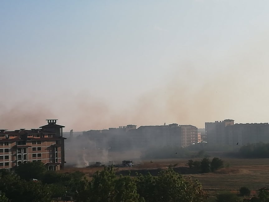 Огнен ад в Ахелой! СНИМКИ