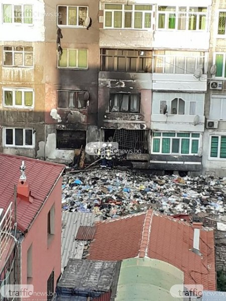 Взрив в Столипоново: Цял блок гори 