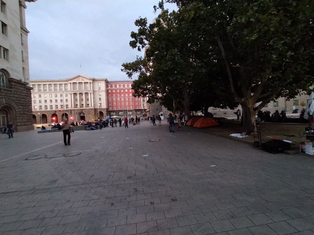 79-та вечер на протести: Гледката в триъгълника на властта е повече от трагична СНИМКИ 