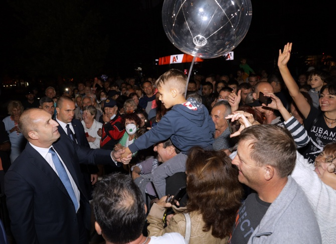 Радев с пламенна реч от Добруджа