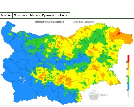 Седмицата започва с високи температури, но ни чака обрат КАРТА