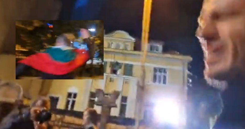 Извънредно! Протестиращи издебнаха политолога Стойчо Стойчев след участието му в "Панорама" и стана страшно ВИДЕО