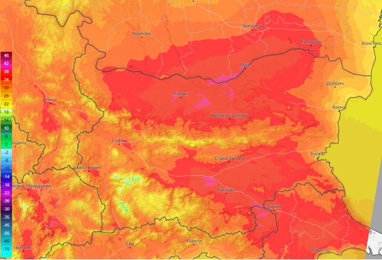 Meteo Balkans показа страшна КАРТА на България: До часове иде голяма опасност!