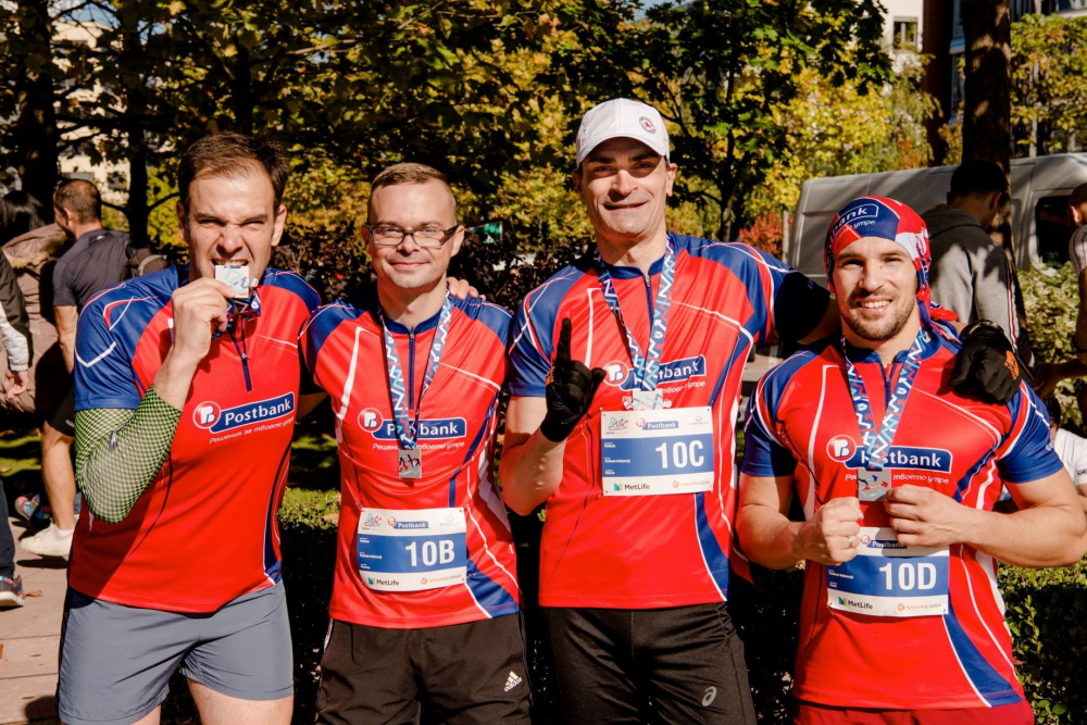 800 участници от 70 компании се включиха в Postbank Business Run 2020