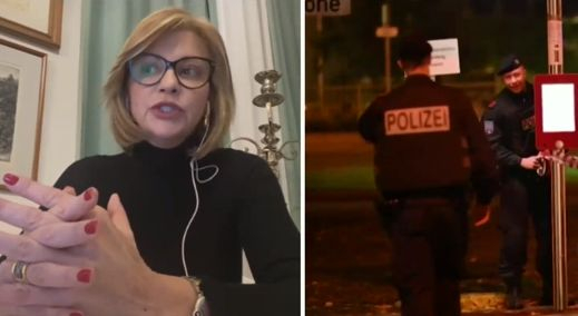 Миа Сантова на метри от касапницата във Виена ВИДЕО