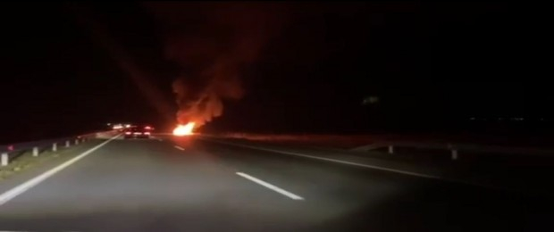 Огнен ад вся смут на АМ "Тракия" 