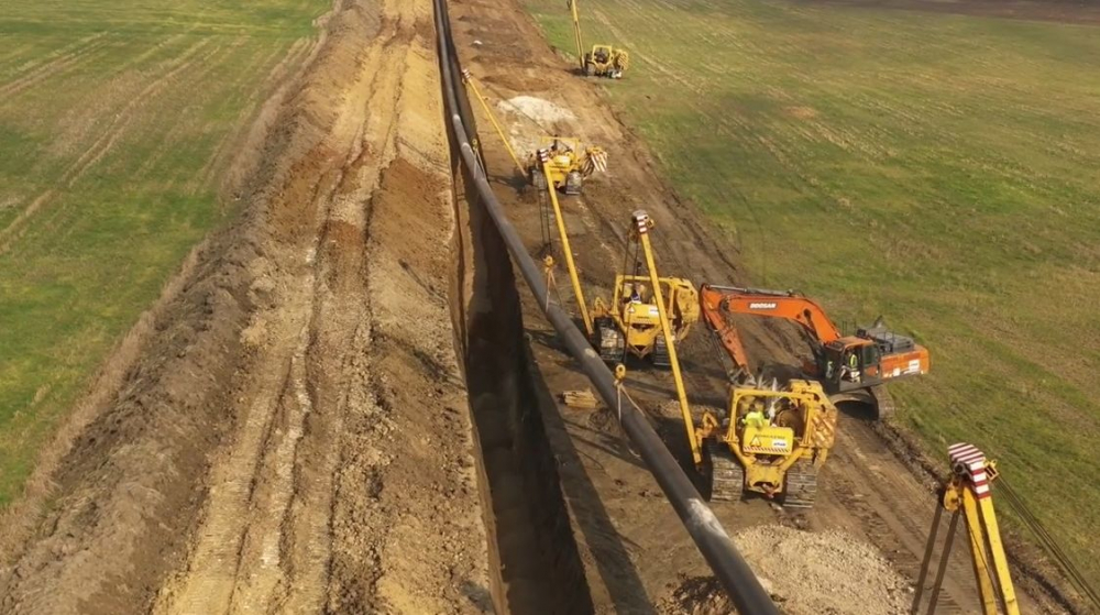 ВИДЕО от птичи поглед показа какво се случва с газовата връзка Гърция-България