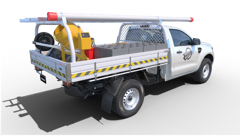 Ford Ranger с модел шаси кабина, готов за трансформации