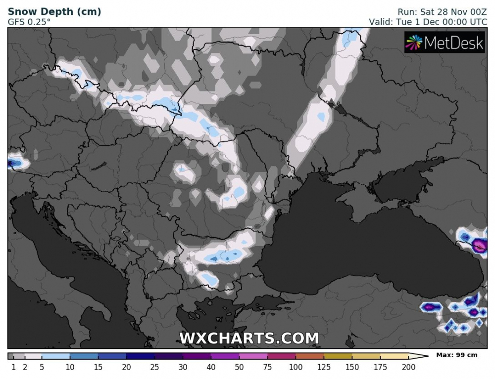 Meteo Balkans с прогноза за началото на декември, ето кога идват студът и снегът  КАРТИ
