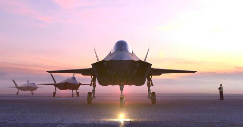 Заснеха как изтребител F-35 хвърля ядрена бомба ВИДЕО