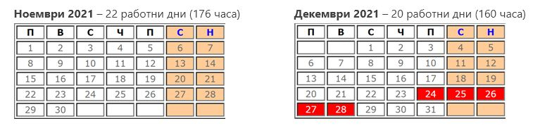 Ето ги почивните дни през 2021г., 5 предложения за дълга отпуска ТАБЛИЦИ