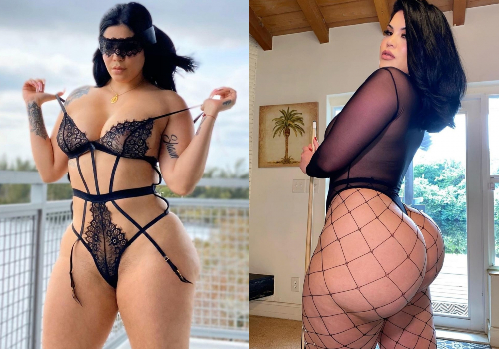 Моделка нахлузи рекордно миниатюрен бански, който се пръсна СНИМКИ 18+