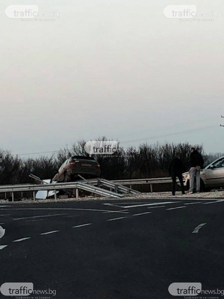 Толкова зрелищна катастрофа край Пловдив отдавна не е имало СНИМКИ 