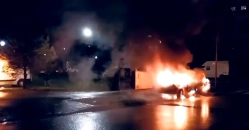 Невиждан огнен ад във Франция навръх Нова година ВИДЕО